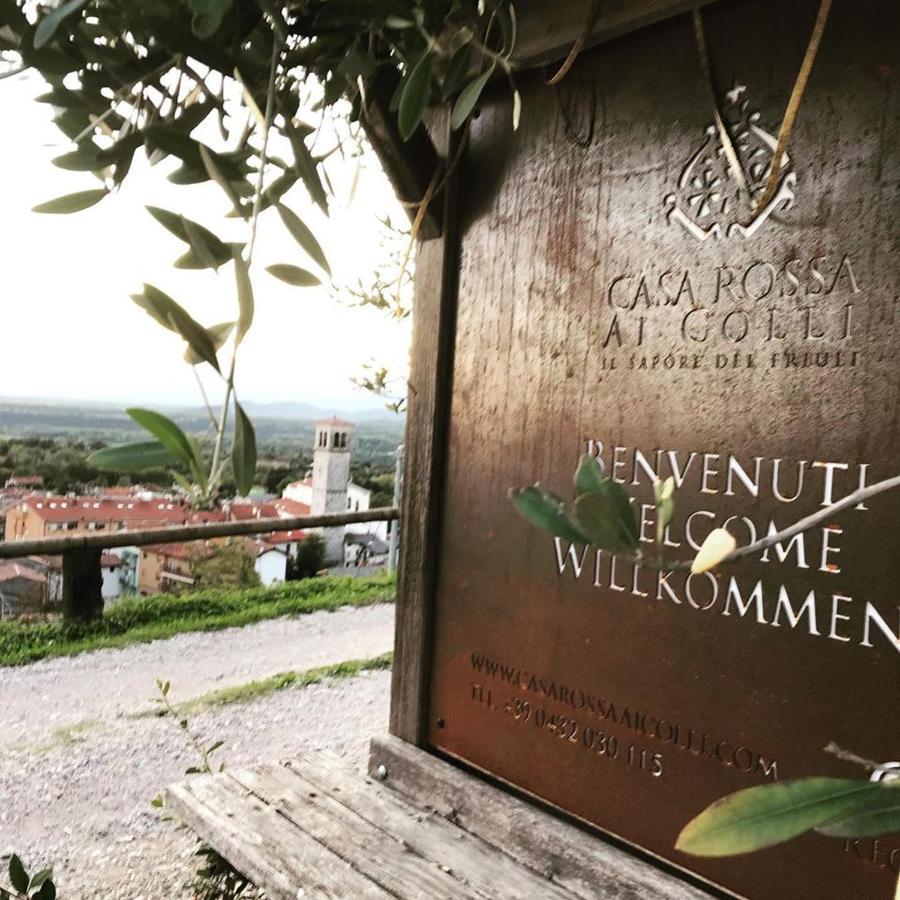 Agriturismo Casa Rossa Ai Colli Ragogna Bagian luar foto